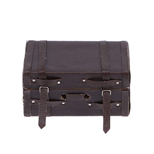 CVUTOVO Mini-Puppenhaus Mini-Fall Mini-Ledertasche Bambus von CVUTOVO