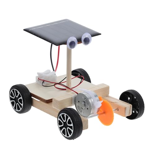 CVUTOVO Mini Solarbetriebenes DIY Holzspielzeug Montage Solarauto für Lernspielzeug Kreativität und Geduld für Bastelprojekte und Experimente CVUTOVO Mini Solarbetriebenes DIY Holzspielzeug Montage Solarauto für Lernspielzeug Kreativität und Geduld für Bastelprojekte und Experimente von CVUTOVO