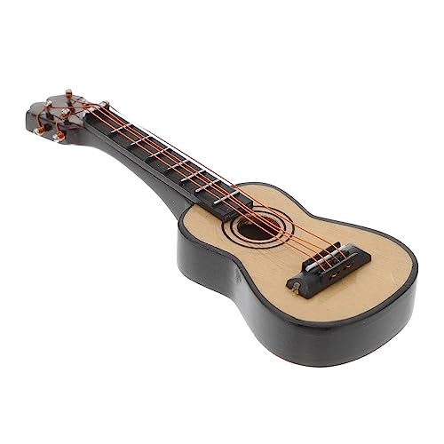 CVUTOVO Mini-musikinstrumentenmodell Miniatur Kinderspielzeug Mini-Gitarre Gitarrenmodell Gitarren-Instrument-Modell Instrumentenverzierungen Modell Gitarre Holz CVUTOVO Mini-musikinstrumentenmodell Miniatur Kinderspielzeug Mini-Gitarre Gitarrenmodell Gitarren-Instrument-Modell Instrumentenverzierungen Modell Gitarre Holz von CVUTOVO