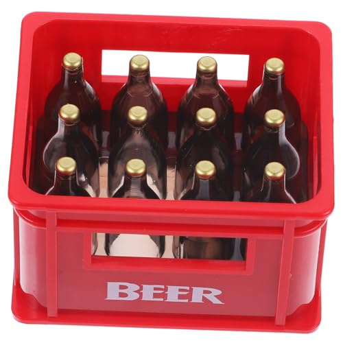 CVUTOVO Miniatur Bierlager Box für Puppenhaus Dekoration Realistische Mini Bierkiste für DIY Projekte und Fotorequisiten Leicht und Handlich für Kreative Gestaltung CVUTOVO Miniatur Bierlager Box für Puppenhaus Dekoration Realistische Mini Bierkiste für DIY Projekte und Fotorequisiten Leicht und Handlich für Kreative Gestaltung von CVUTOVO