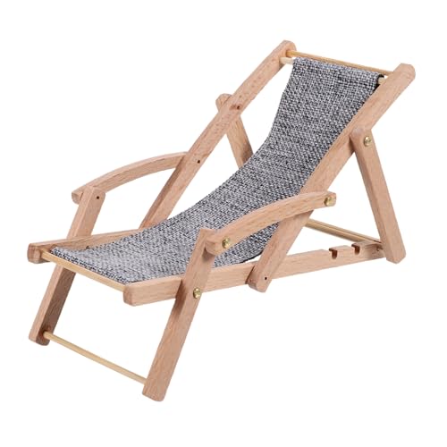 CVUTOVO Miniatur Strandliegestuhl Modell Dekorationsmöbel für Puppenhäuser für Sommer Deko und Kreative Projekte CVUTOVO Miniatur Strandliegestuhl Modell Dekorationsmöbel für Puppenhäuser für Sommer Deko und Kreative Projekte von CVUTOVO