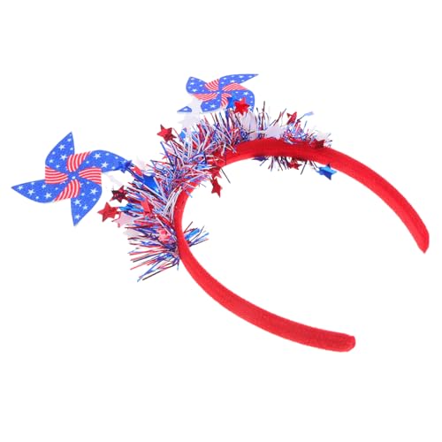 CVUTOVO Patriotisches Stirnband für Unabhängigkeitstag Rotes Weißes und Blaues Haaraccessoire für Feierlichkeiten Am Partyzubehör für Festliche Anlässe CVUTOVO Patriotisches Stirnband für Unabhängigkeitstag Rotes Weißes und Blaues Haaraccessoire für Feierlichkeiten Am Partyzubehör für Festliche Anlässe von CVUTOVO