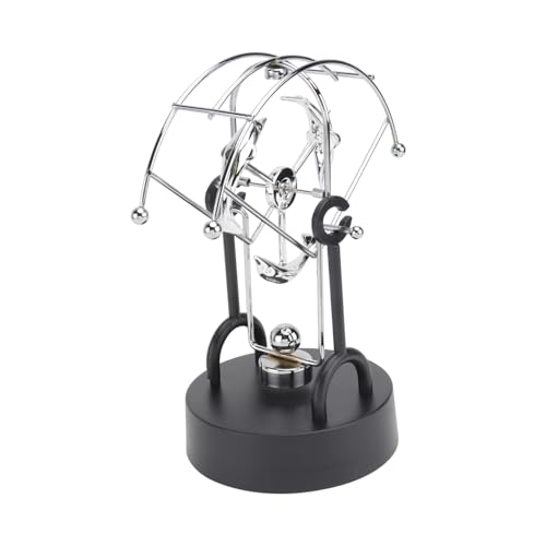 CVUTOVO Perpetuum Mobile Schreibtischspielzeug aus Langlebigem Material Stilvolles Wissenschafts Dekor Kompakt für Home Office Innovatives Physikalisches Motion Toy Pädagogisch von CVUTOVO