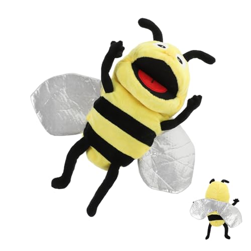 CVUTOVO Plüsch Biene Handpuppe Interaktive Insekten für Perfektes zur Früherziehung Fördert Kreativität und Geschichtenerzählen CVUTOVO Plüsch Biene Handpuppe Interaktive Insekten für Perfektes zur Früherziehung Fördert Kreativität und Geschichtenerzählen von CVUTOVO