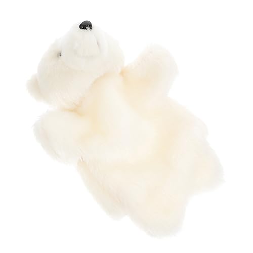 CVUTOVO Plüsch Eisbär Handpuppe Lustiges Tierpuppenspielzeug für Erwachsene Waschbar für Kreative Geschichten und Bildschirmfreies Spiel CVUTOVO Plüsch Eisbär Handpuppe Lustiges Tierpuppenspielzeug für Erwachsene Waschbar für Kreative Geschichten und Bildschirmfreies Spiel von CVUTOVO
