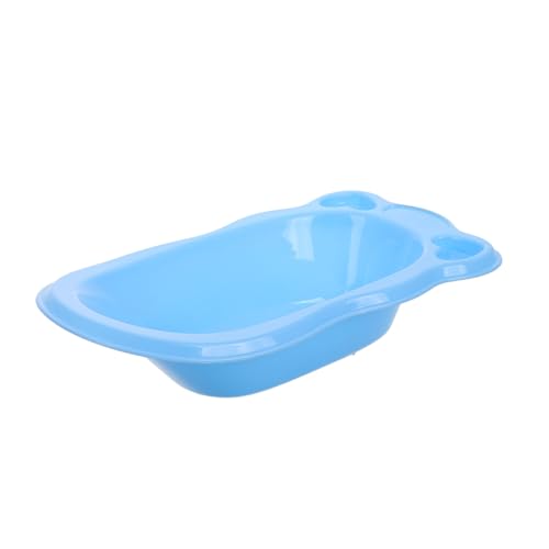 CVUTOVO Puppenbadespielzeug Babyspielzeug Puppenhaus Badezimmerdekor Puppenbadewanne Puppenhaus Badezubehör Miniatur Badezimmerzubehör Puppenhaus Badminiaturen Kleines Himmelblauer von CVUTOVO