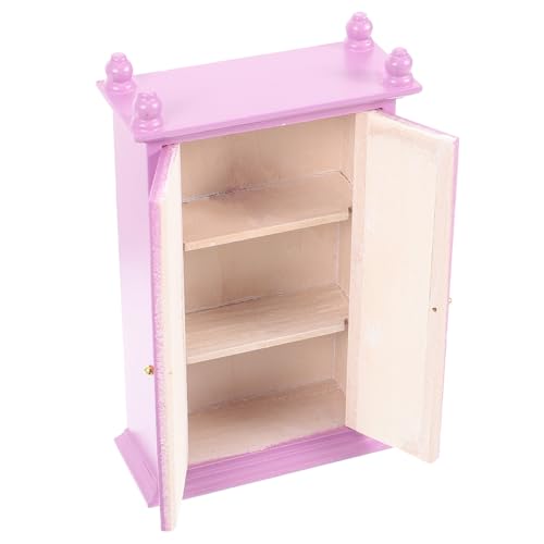 CVUTOVO Puppenhaus Kleiderschrank Hochwertige Dekoration für Schlafzimmer und Ankleidezimmer Langlebig Exquisit Verarbeitet als Puppenhauszubehör CVUTOVO Puppenhaus Kleiderschrank Hochwertige Dekoration für Schlafzimmer und Ankleidezimmer Langlebig Exquisit Verarbeitet als Puppenhauszubehör von CVUTOVO