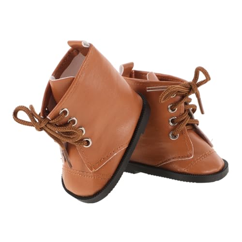 CVUTOVO Puppenstiefel PU Miniatur Puppenschuhe Weiche Doll Accessories Strapazierfähiges Material Für Mädchenpuppen Wechselbare Schuhe Ohne Montage von CVUTOVO