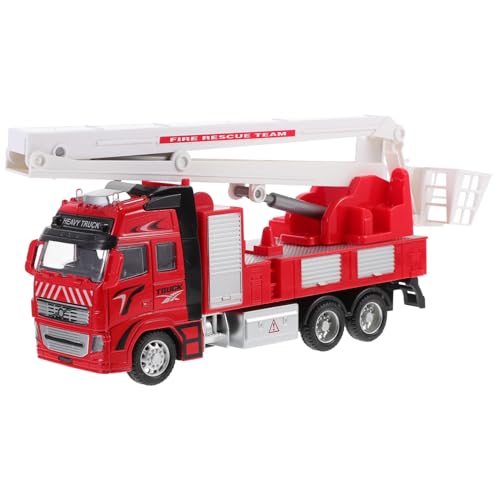 CVUTOVO Rückzieher Feuerwehrtruck mit Realistischen Details für Kreative Spielstunden und Fantasievolles Rollenspiel CVUTOVO Rückzieher Feuerwehrtruck mit Realistischen Details für Kreative Spielstunden und Fantasievolles Rollenspiel von CVUTOVO