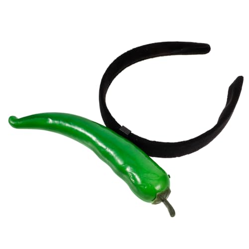 CVUTOVO Simulation Chili Design Haarreifen Einzigartige Kopfbedeckung für Festivals und Partys für Damen und Herren Charmantes Accessoire für Kostüme und Feiern CVUTOVO Simulation Chili Design Haarreifen Einzigartige Kopfbedeckung für Festivals und Partys für Damen und Herren Charmantes Accessoire für Kostüme und Feiern von CVUTOVO