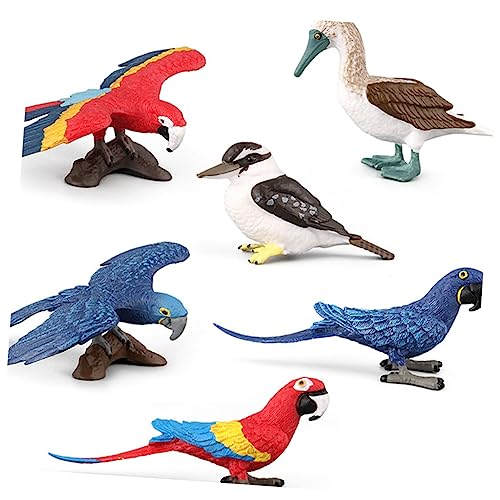 CVUTOVO Simulierte Papageienspielzeug Vögel Modell künstliches Modell Tiermodell Blue von CVUTOVO