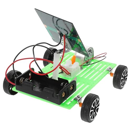 CVUTOVO Solarauto Lehrhilfe DIY-Experimente Solar-DIY-Automodell Bastelsets für Jungen Wissenschaftsprojekt-Requisite DIY-Auto-Wissenschaftsprojekt Lehrstütze Solarplatten von CVUTOVO