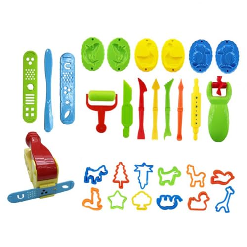 CVUTOVO Teiliges Knetset mit Formen DIY Knetwerkzeug für Bunte Plastilin Spielzeuge Pädagogisches Zubehör für Jungen und Mädchen Kreatives Tonmodellieren für Zuhause Zufällige Farbe CVUTOVO Teiliges Knetset mit Formen DIY Knetwerkzeug für Bunte Plastilin Spielzeuge Pädagogisches Zubehör für Jungen und Mädchen Kreatives Tonmodellieren für Zuhause Zufällige Farbe von CVUTOVO