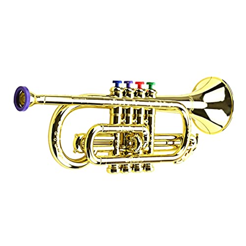 CVUTOVO Trompete Töne Musikinstrument für Kleinkinder Sicheres und Langlebiges Kunststoffmaterial für Frühe Bildung und Nachahmungsspiele von CVUTOVO