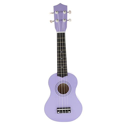 CVUTOVO Ukulele aus Holz Buntes Musikinstrument für Lehrreiches für Musikliebhaber Ab Jahren Dunkelviolett von CVUTOVO