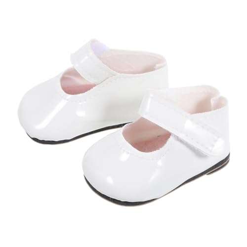 CVUTOVO Vintage PU Puppenschuhe für Dolls Dekorative Miniatur Hausschuhe für Puppenaccessoires Sicher und Langlebig für Kreative Kinderaktivitäten von CVUTOVO