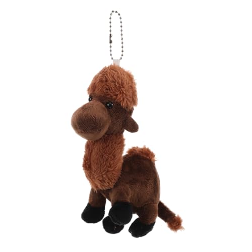 CVUTOVO Weicher Plüsch Kamel Anhänger Kuscheltier Schlüsselanhänger Für Taschen und Rucksäcke Charmantes Kamel Ornament aus Weichem für Geburtstagsfeiern und Wüstenliebhaber CVUTOVO Weicher Plüsch Kamel Anhänger Kuscheltier Schlüsselanhänger Für Taschen und Rucksäcke Charmantes Kamel Ornament aus Weichem für Geburtstagsfeiern und Wüstenliebhaber von CVUTOVO