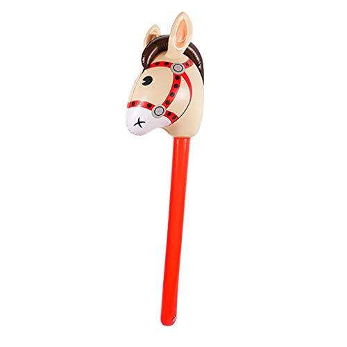 CVZJ Aufblasbarer Pferdekopf-Cowgirl-Stab, PVC-Ballon, für den Außenbereich, pädagogische Geschenke CVZJ Aufblasbarer Pferdekopf-Cowgirl-Stab, PVC-Ballon, für den Außenbereich, pädagogische Geschenke von CVZJ