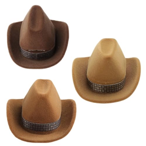 CVZJ Für reative Owboy Hutform Ringe Box Schmuck Display Aufbewahrung für Ase von CVZJ