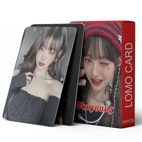 CWED 55PCS Ive Wonyoung Album I'v IVE Wonyoung Fotokarten, Kpop Photocards, Wonyoung Merch, Geschenke für Fan-Freunde und Mädchen CWED 55PCS Ive Wonyoung Album I'v IVE Wonyoung Fotokarten, Kpop Photocards, Wonyoung Merch, Geschenke für Fan-Freunde und Mädchen von CWED