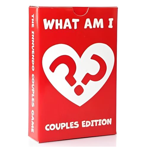 CWED What AM I? - Paar Geschenke - Spiele für 2 Personen - Das Spiel für Paare - Brettspiele für Erwachsene - Lustiges Quizspiel - Quizkarten-Partyspiele für eine wundervolle Zeit zu zweit von CWED