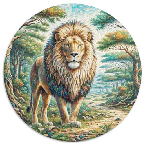 African 1000 Teile Rundes Einzigartige Kreative Puzzle Stressabbau-Spielzeug Puzzle Für Erwachsene Und Kinder 1000pcs (67.5x67.5cm) von CWHSDPRUF