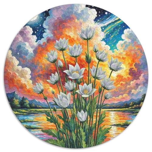 Anemone 1000 Teile Rundes Unregelmäßige Klassisches Puzzle Spielzeug Puzzle Für Erwachsene Und Kinder 1000pcs (67.5x67.5cm) von CWHSDPRUF