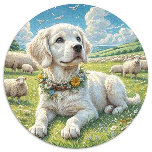 Beagle 1000 Teile Rundes Einzigartige Klassisches Rund Spielzeug Puzzle Für Erwachsene 1000pcs (67.5x67.5cm) von CWHSDPRUF