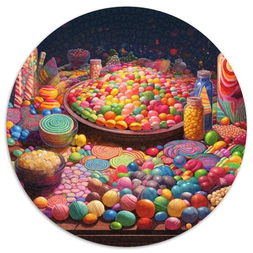 Candy Store 1000 Teile Circular Puzzles Einzigartige Klassisches Stressabbau-Spielzeug Puzzle Für Erwachsene 1000pcs (67.5x67.5cm) von CWHSDPRUF