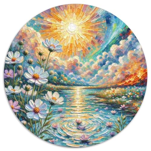 Cosmos Bipinnatus 1000 Teile Rundes Einzigartige Klassisches Rund Spielzeug Puzzle Für Erwachsene 1000pcs (67.5x67.5cm) von CWHSDPRUF