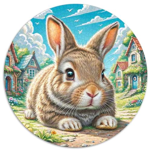 Dwarf Rabbit 1000 Teile Rundes Einzigartige Klassisches Puzzle Spielzeug Puzzle Für Erwachsene 1000pcs (67.5x67.5cm) von CWHSDPRUF