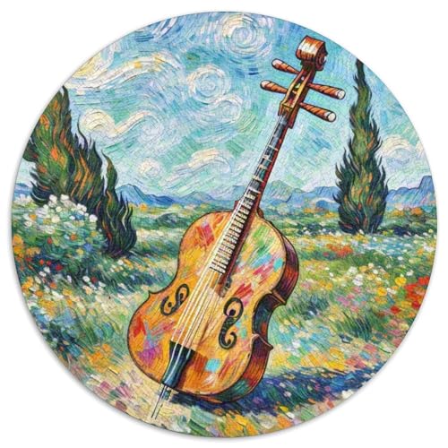 Erhu 1000 Teile Circular Puzzles Unregelmäßige Klassisches Rund Spielzeug Puzzle Für Erwachsene 1000pcs (67.5x67.5cm) von CWHSDPRUF