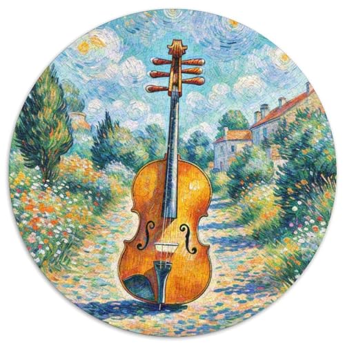 Erhu 1000 Teile Circular Puzzles Unregelmäßige Kreative Puzzle Spielzeug Puzzle Für Erwachsene 1000pcs (67.5x67.5cm) von CWHSDPRUF