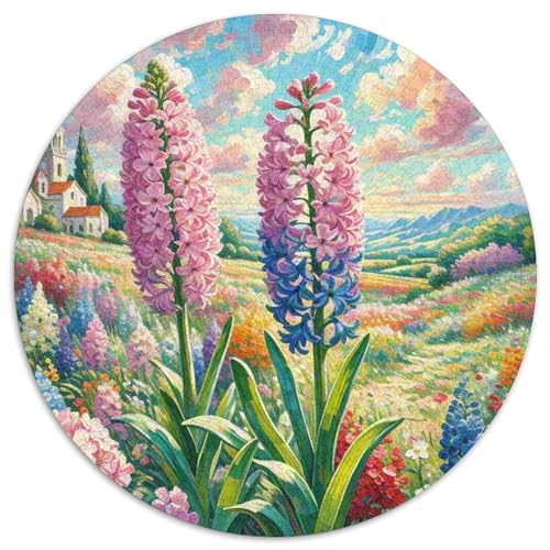 Hyacinth 1000 Teile Circular Puzzles Einzigartige Klassisches Puzzle Spielzeug Puzzle Für Erwachsene 1000pcs (67.5x67.5cm) von CWHSDPRUF