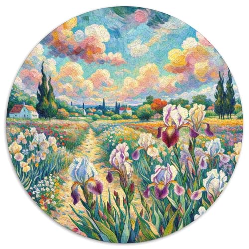 Iris 1000 Teile Rundes Einzigartige Klassisches Puzzle Stressabbau-Spielzeug Puzzle Für Erwachsene 1000pcs (67.5x67.5cm) von CWHSDPRUF