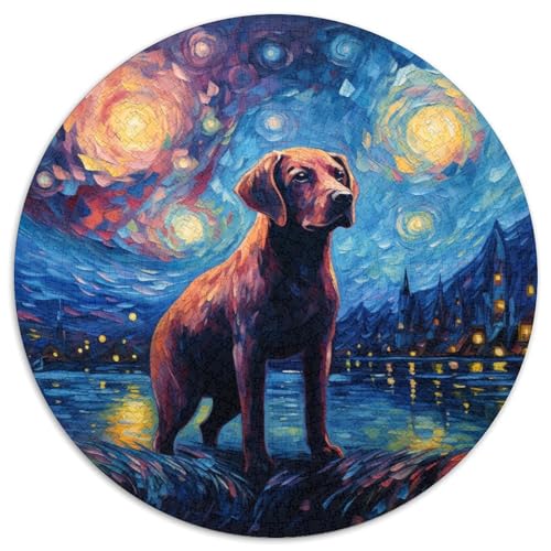 Labrador Pictures 1000 Teile Circular Puzzles Unregelmäßige Kreative Puzzle Spielzeug Für Erwachsene 1000pcs (67.5x67.5cm) von CWHSDPRUF