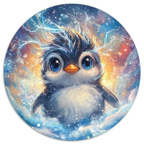 Penguin 1000 Teile Rundes Einzigartige Klassisches Puzzle Spielzeug Für Erwachsene 1000pcs (67.5x67.5cm) von CWHSDPRUF