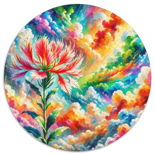 Protea Cynaroides 1000 Teile Rundes Unregelmäßige Klassisches Puzzle Spielzeug Puzzle Für Erwachsene Und Kinder 1000pcs (67.5x67.5cm) von CWHSDPRUF