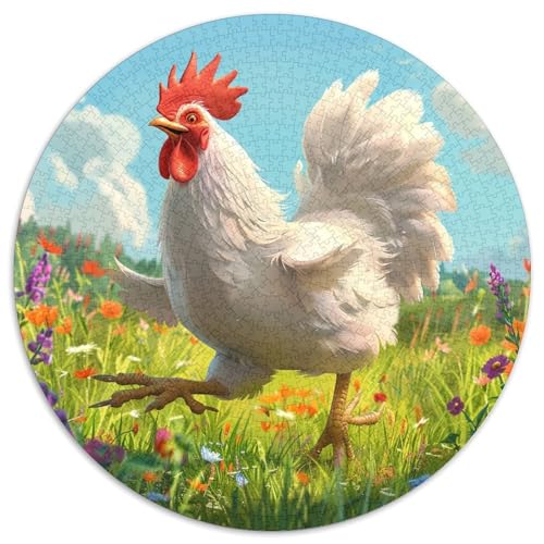 Roosters 1000 Teile Circular Puzzles Unregelmäßige Klassisches Puzzle Spielzeug Für Erwachsene 1000pcs (67.5x67.5cm) von CWHSDPRUF
