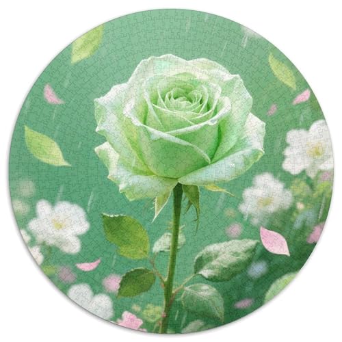 Rose 1000 Teile Rundes Einzigartige Klassisches Rund Stressabbau-Spielzeug Puzzle Für Erwachsene 1000pcs (67.5x67.5cm) von CWHSDPRUF
