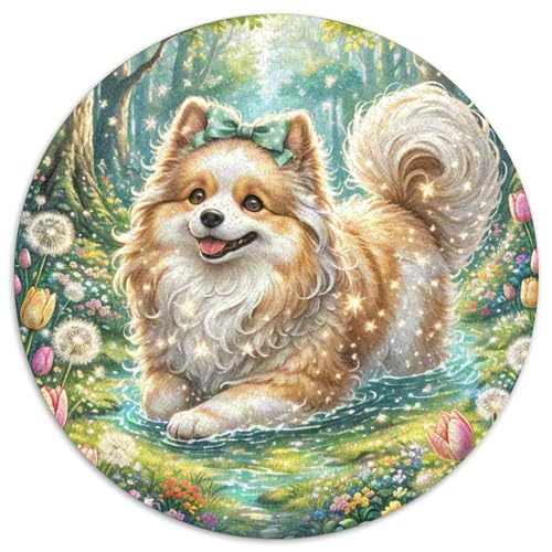 Shih Tzu 1000 Teile Rundes Einzigartige Klassisches Puzzle Spielzeug Puzzle Für Erwachsene 1000pcs (67.5x67.5cm) von CWHSDPRUF