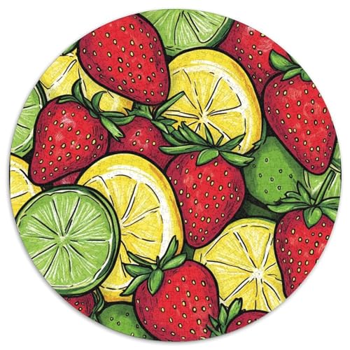 Strawberry 1000 Teile Rundes Einzigartige Klassisches Rund Stressabbau-Spielzeug Puzzle Für Erwachsene 1000pcs (67.5x67.5cm) von CWHSDPRUF