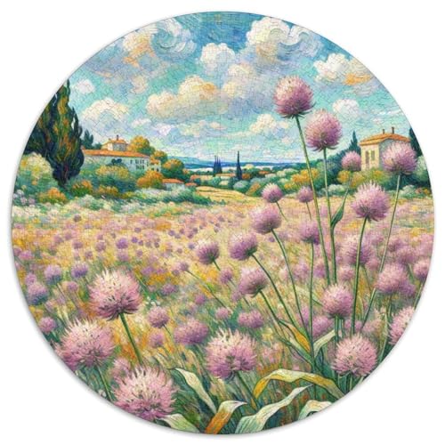 Verbena 1000 Teile Rundes Unregelmäßige Klassisches Puzzle Spielzeug Puzzle Für Erwachsene Und Kinder 1000pcs (67.5x67.5cm) von CWHSDPRUF