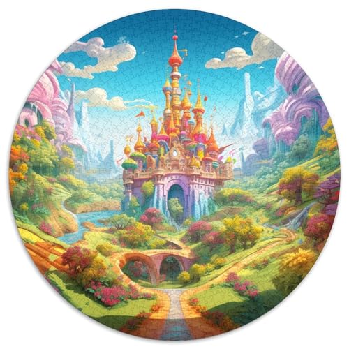 Wonderland 1000 Teile Circular Puzzles Unregelmäßige Klassisches Puzzle Spielzeug Für Erwachsene 1000pcs (67.5x67.5cm) von CWHSDPRUF