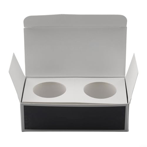 CWOQOCW Münzaufbewahrungs-Karton-Box-Set, 12 Spezifikationen, Stempel-Münzhalter, Sammelschutz, quadratischer Koffer für Sammler, verschiedene Größen (33 mm) von CWOQOCW