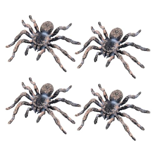 CWPFVQA 4 Stück Realistische Spinne, Plastik-Fake-Spinne, Tier-Mimikry-Modell, Gruseliges Spinnen-Modell, Streich-Spinnen-Spielzeug, Kognitives Lehrspielzeug CWPFVQA 4 Stück Realistische Spinne, Plastik-Fake-Spinne, Tier-Mimikry-Modell, Gruseliges Spinnen-Modell, Streich-Spinnen-Spielzeug, Kognitives Lehrspielzeug von CWPFVQA