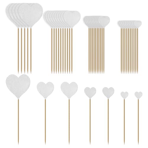 CWPFVQA 42 Stück Backeinsätze, Muffin-Dekoration, Herzförmiger Kuchenaufsatz, Cupcake-Aufsatz Für Hochzeit, Kuchen- Und Muffin-Einsätze CWPFVQA 42 Stück Backeinsätze, Muffin-Dekoration, Herzförmiger Kuchenaufsatz, Cupcake-Aufsatz Für Hochzeit, Kuchen- Und Muffin-Einsätze von CWPFVQA