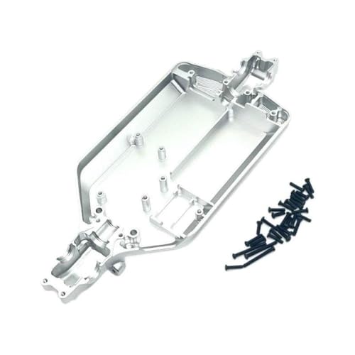 CXDOUDSW 1/16 RC -Auto -Upgrade Teile Metallkörper -Chassis kompatibel mit Modellen 16101 16102 16103 16201 C8805 Q130A Q130B Q141(Silver) von CXDOUDSW