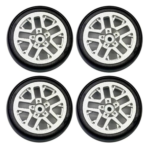 CXDOUDSW 1 18 Skala 32 mm Metall RC -Drift -Reifenrad -Hardreifen für 1 18 RC -Auto -Upgrade -Teile, die mit AE86 A86 LD1801 LD1802 LD1803 LD1804 A01 A02 Modelle kompatibel sind(JSLG-SG) von CXDOUDSW