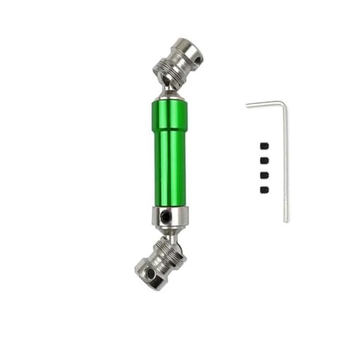 CXDOUDSW 12427 12423 12428 12429 Metall-Heckantriebswelle 80 mm-100mm 1/12 RC-Auto-Upgrade-Teile mit verschiedenen RC-Modellen.(Green) von CXDOUDSW
